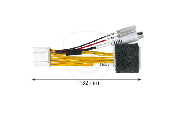 Kabelski adapter za povezivanje kamere za vožnju unatrag na monitor Toyota GEN5 / GEN6