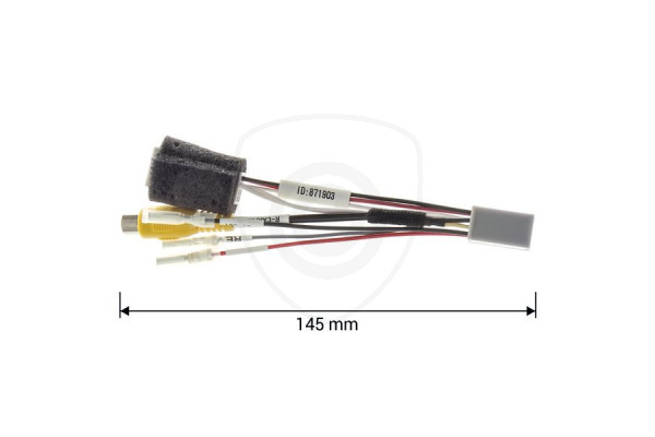 Kabelski adapter za povezivanje kamere za vožnju unatrag s monitorom Fiat i Mitsubishi 2013-2018