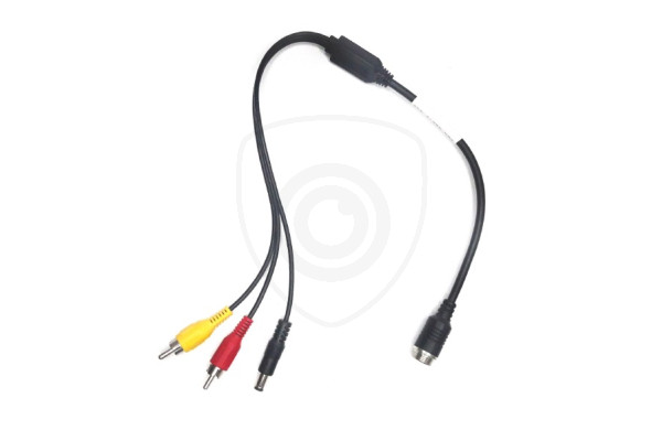 Redukcija s 4-PIN muški / 2x RCA muški + napajanje muški