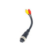 Redukcija 4-PIN ženski / 1x RCA ženski + napajanje ženski