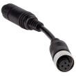 Redukcija 6-PIN muški / 4-PIN ženski