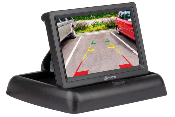 Preklopni monitor za auto 4.3″ za kamere za vožnju unatrag
