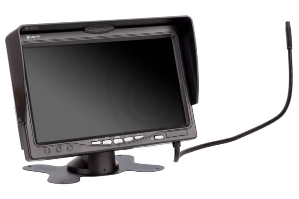 Samostojeći monitor za auto 7″ za povezivanje kamere za vožnju unatrag i videoplayera