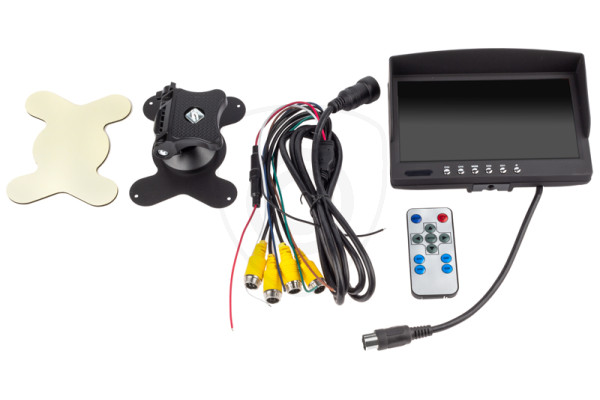 Samostojeći monitor za auto 7″ za prikaz 4 kamere