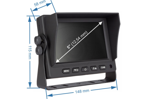 Monitor za gospodarska vozila VESTYS AHD 5″