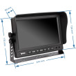 Monitor za gospodarska vozila VESTYS AHD 9″
