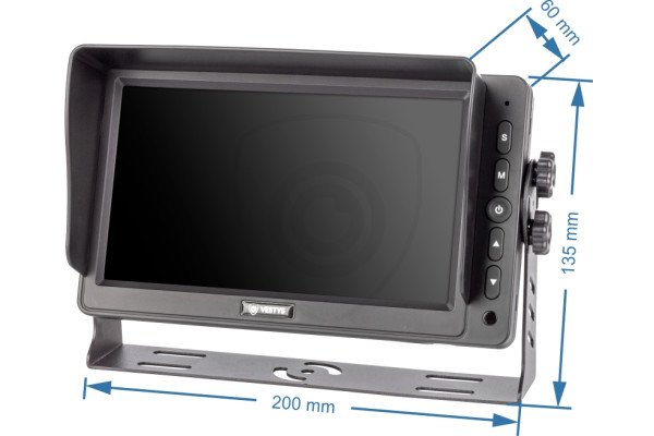 Monitor za gospodarska vozila VESTYS AHD 7″ Quad