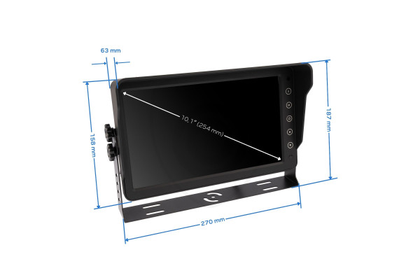 Monitor VESTYS AHD 10,1″ DVR za do 6 kamera