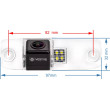 Rikverc kamera Kia Carens, Ceed, Sportage, Sorento, Opirus
