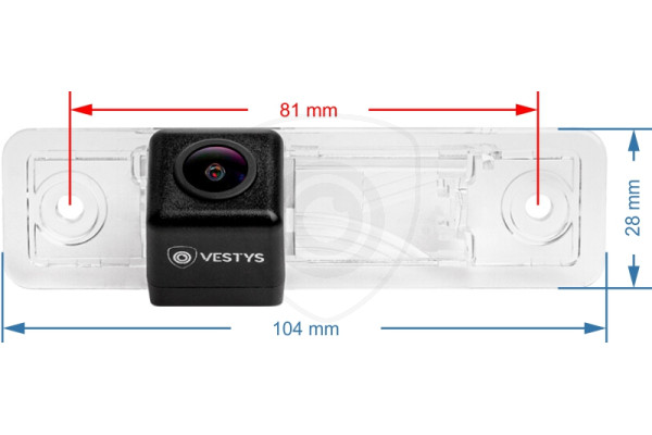 Rikverc kamera za Opel Zafira A, Combo C, Vectra B, Tigra, 1999, 2000, 2001, 2002, 2003, 2004, 2005, 2006, 2007, 2008, 2009, 2010, 2011