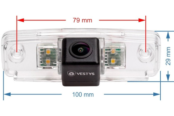 Rikverc kamera Subaru Forester, Impreza, Legacy, Outback, 2008, 2009, 2010, 2011, 2012, 2013, 2014, 2015, 2016, 2017, 2018, 2019