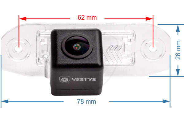 Rikverc kamera za Volvo S80, S40, XC60, XC70, XC90, C70, S60, V50, V60, V70, 2003, 2004, 2005, 2006, 2007, 2008, 2009, 2010, 2011, 2012, 2013, 2014, 2015