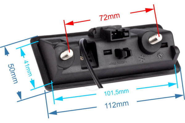 Parkirna kamera za Seat Alhambra 2010, 2011, 2012, 2013, 2014, 2015